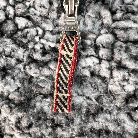 WEATHERPROOF Vintage Gray Frosty Tipped Sherpa Pullover Sweater Fleece - Sz Sml - Picture 5 of 8